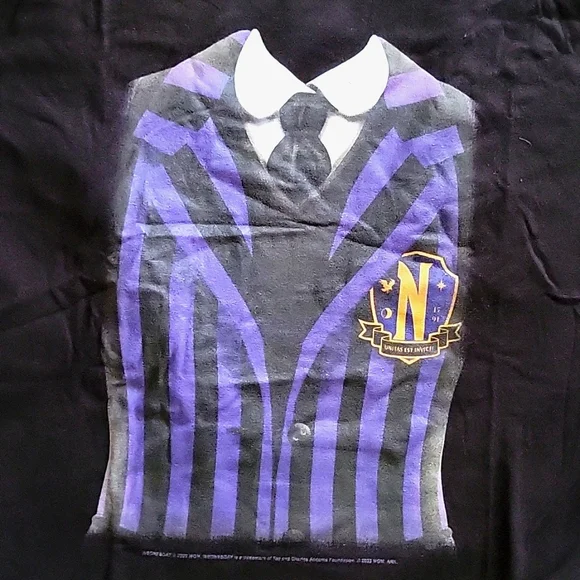 Wednesday Nevermore Academy T-Shirt - Picture 2 of 6